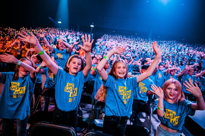 Kinderen zijn de sterren tijdens Sing & Dance UP!